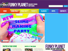 Tablet Screenshot of funkyplanet.com.au